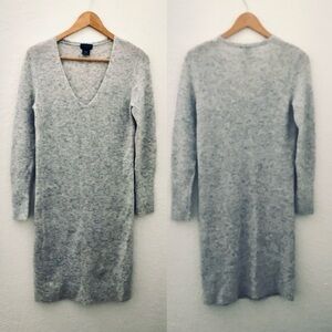 Club Monaco Gray Alpaca Blend Sweater Dress